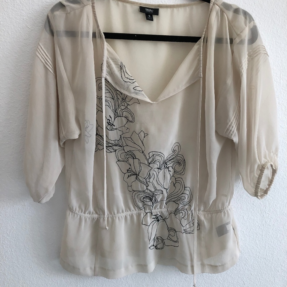 🌻 Mossimo | Sheer Coverup Blouse